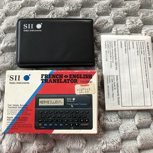 Seiko french translator sii - seiko,