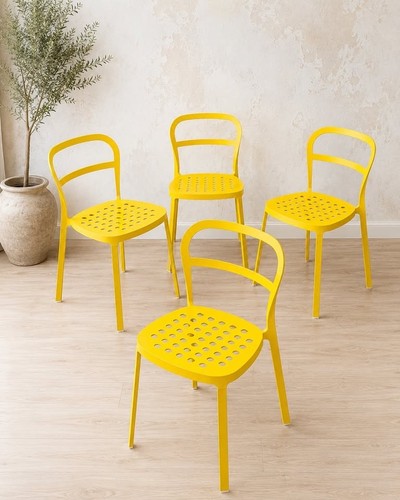 Ikea yellow metal - metal, dining