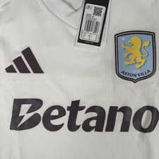 Rare Original Aston Villa 2024/2025 Away Football Shirt Mens Medium BNWT