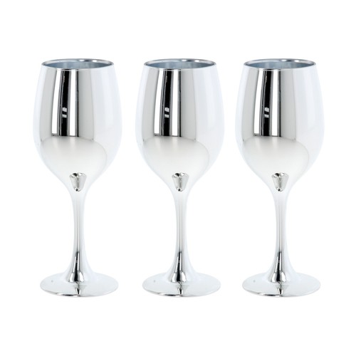 320ml metallic wine - wine, glasses