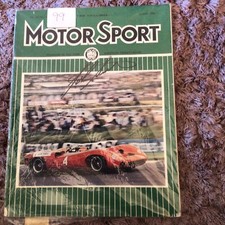 Motorsport magazine signed - magazine,
