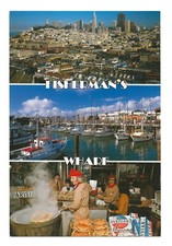 Postcard Fisherman's Wharf San