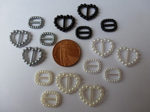 100 acrylic pearl buckle - 100,