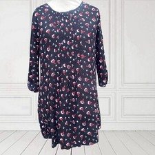 Boden Aurelia Black Red Tunic