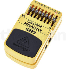 Behringer BEQ700 7-Band Bass Graphic Equalizer Pedal for Bass Guitar & Keyboard