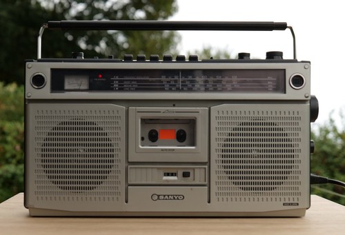 Vintage sanyo stereo casset - vintage,