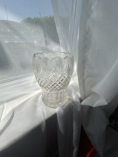 Vintage crystal cut - cut, glass