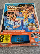 WWF - Hasbro - Boxed Ring with Sound Box, Flag and Belt - Fully Working (1991)