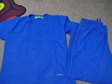 Apex Royal Blue Female Medical Scrub, Size M /L, Excellent Condition
