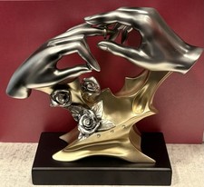 Tender Moments Regency Hands Ring Wedding Gift Ornament Figurine Chromework Gift