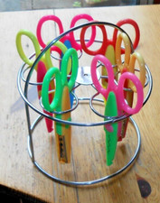 Kids Craft Scissor Set With Stand   Zig Zag Wavy Pattern Edging