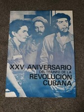 Cuban Revolutionary Poster 1983. Fidel, Che, Original Socialist