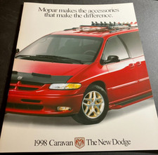 1998 Dodge Caravan Accessories by Mopar - Vintage 8-Page Dealer Sales Brochure *