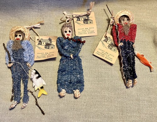 Carpet rag dolls set - carpet,