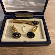 Mercedes Benz Cufflinks & tie clip 