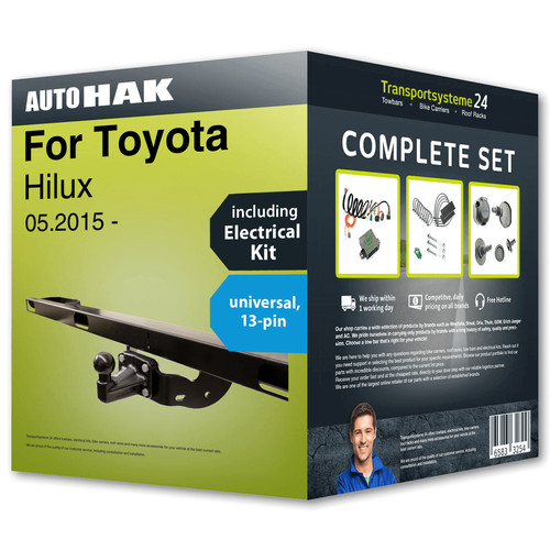 Towbar fixed for toyota hilux - toyota,