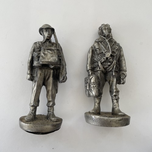 Pewter soldiers 1970s - pewter, ww1