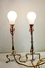 Two Victorian Antique Brass **