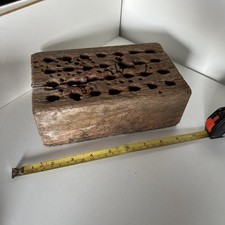 Vintage old wooden block - block, tool