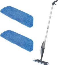 Addis Essentials Microfibre Spray Flat Mop with 2x Spare Replacement refills