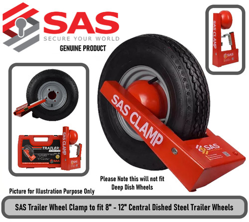 Sas trailer wheel clamp - trailer, fit