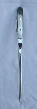 Rare Solid Sterling Silver Novelty Handle Letter Opener By Harrison Fisher & Co