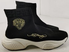 Ed Hardy Socked Trainers Black