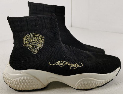 Hardy socked trainers black - ed,