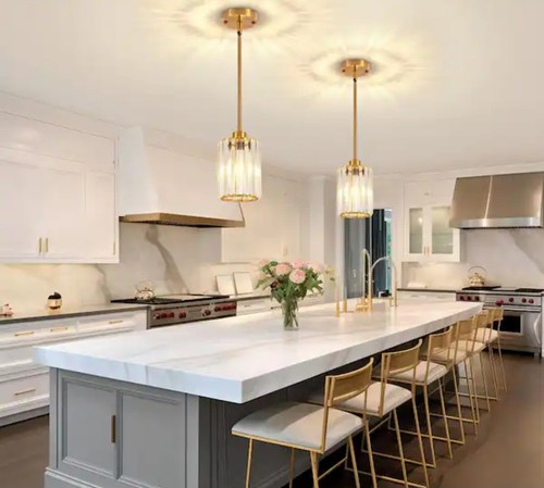 Zsmihdoh light gold modern - 1-light,