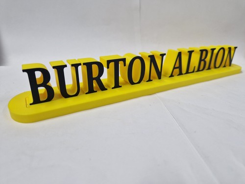 Burton albion football 3d - football,