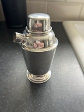 Retro Silver Plated Cocktail Shaker Vintage Style