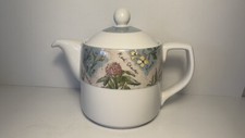 Royal Doulton Everyday 1996 Wildflowers Fine China Teapot Mint Condition