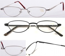 Quality silver reading glasses - silver,