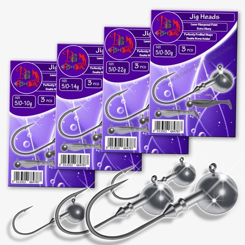 Fishing jig heads hook size - fishing,