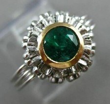 ANTIQUE 1.15CT AAA EMERALD 14K