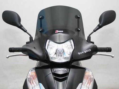 Complete dark smoke windshield - dark,