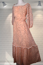 Romantic Vintage Victorian Style 1970s Floaty Prairie Dress - Peter Ellis