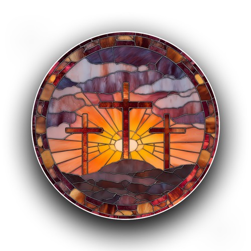 Easter christian cross trio - easter,