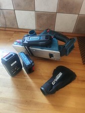 Erbauer EXT EHP18-Li 18V 82mm cordless Planer + 2x 2ah Batts Read Description 