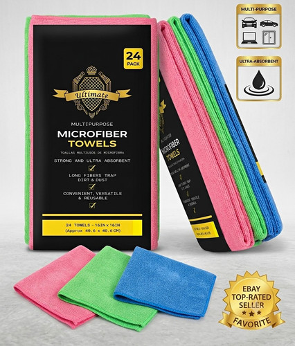 Ultimate microfibre towels - microfibre, 24