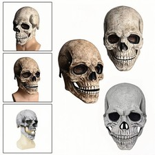 Rubber Skeleton Halloween Mask
