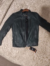 Hugo Boss Green Lather Jacket