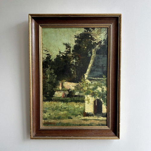 19th century antique landscape - antique,