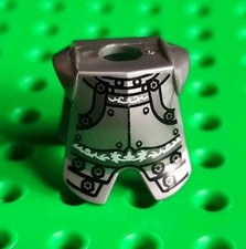 LEGO Minifigure Armor Breastplate Silver Printed Knight Torso 2587 2587pb31