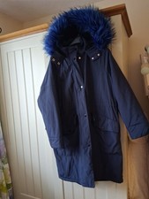 Whistles Blue Parka size