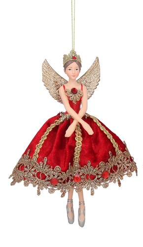 Red fairy christmas - red,