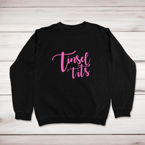 Tinsel christmas jumper - christmas,