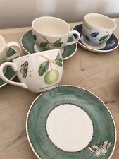 Wedgewood Sarah's Garden 6 cups & saucers