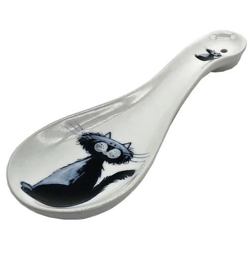 Ceramic cat spoon - spoon, rest