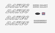 Dawes Super Galaxy Bicycle Decals-Transfers-Stickers n.11